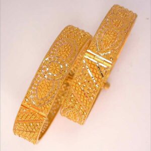 Traditional Filigree Gold Kada